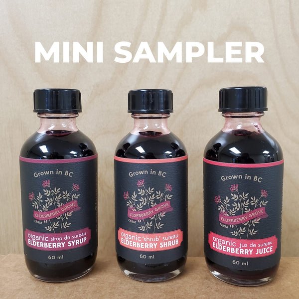 Mini Elderberry | 3-Pack Sampler | Certified Organic
